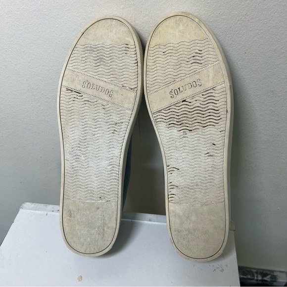 Soludos Jason Pollan Avocado Light Blue Canvas Casual Slip-On Shoes Size 9 - Picture 5 of 10